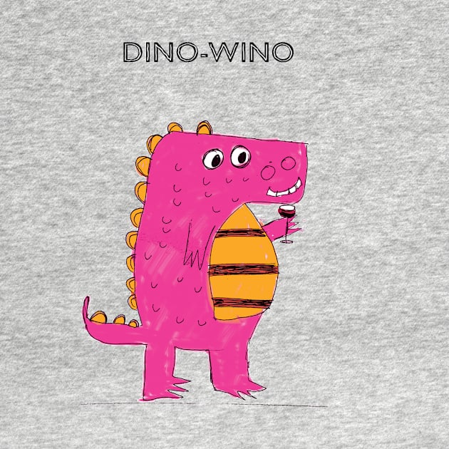 DINO-WINO by Groovy Ghoul